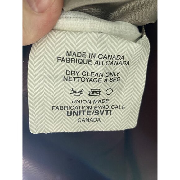 S. Cohen Prestige Cashmere Wool Blend Varsity Blazer Jacket 44 Tall Gray Pinstri - Picture 4 of 16